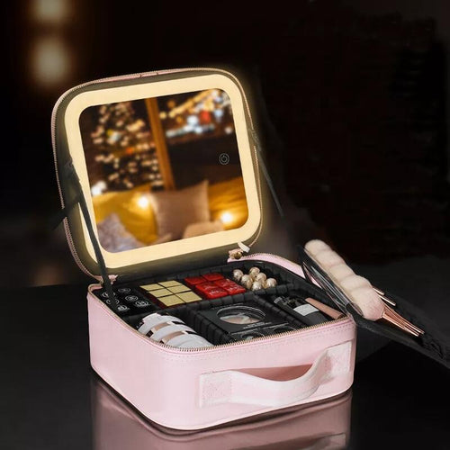 BeautyBag™ - COSMETIQUERO CON ESPEJO LED