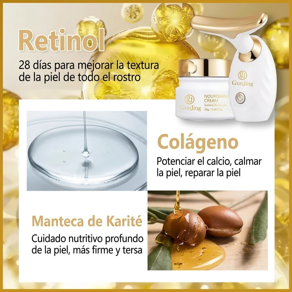 Crema Reafirmante Masajeador Facial